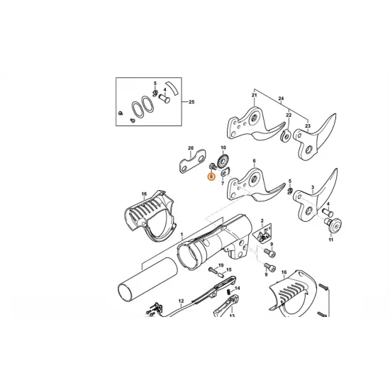 STIHL  Śruba z łbem sześciokątnym 4861 951 9708
